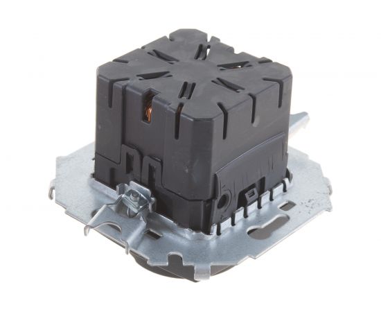 Поворотно-нажимной регулятор напряжения Simon 500Вт, 230В, винтовой зажим, графит 1591311-038 – изображение 4