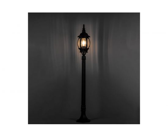 Садово-парковый светильник, столб 100W E27 230V, черный Feron 8110 11106 – изображение 4