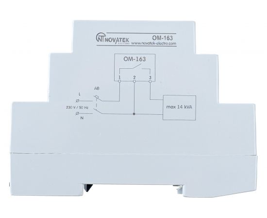 Однофазный ограничитель мощности Новатек-Электро ОМ-163 4325604063 – изображение 4