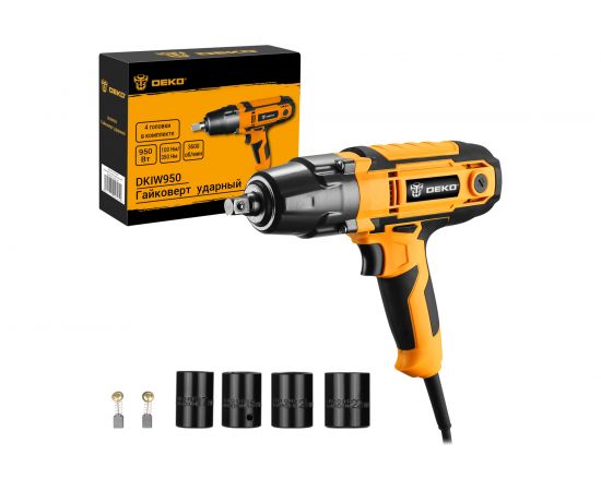 Сетевой ударный гайковерт DEKO DKIW950 063-4185 – изображение 4