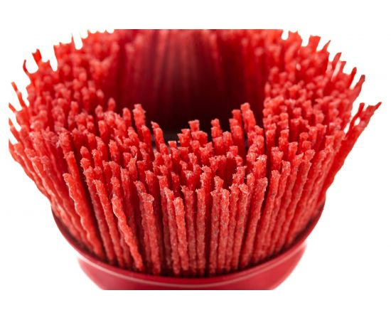 Щетка чашка нейлоновая (75 мм; М14х2 мм) SKRAB 35473 – изображение 5