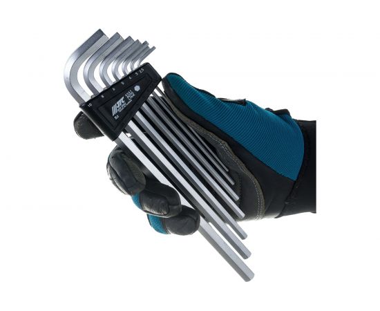 Набор Г-образных шестигранных экстрадлинных ключей 2.5-10мм 7шт JTC 5351 – изображение 5