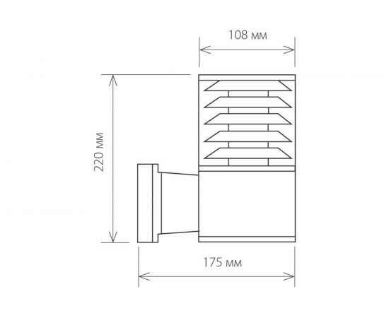 Садово-парковый светильник Elektrostandard 1408 TECHNO черный a032622 – изображение 6