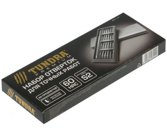 Набор бит для точных работ с держателем (26 предметов; S2) TUNDRA 882123 – изображение 9