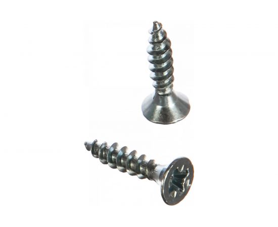 Потайной универсальный шуруп Метизный двор 4.0x30, белый, 23 шт. 4690441019035 