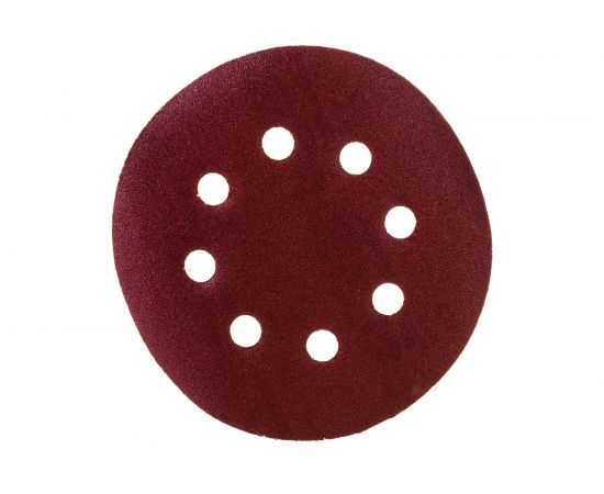 Круг шлифовальный самоклеющийся (5 шт; 125 мм; P240; 8 отверстий) AV Steel AV-821624 
