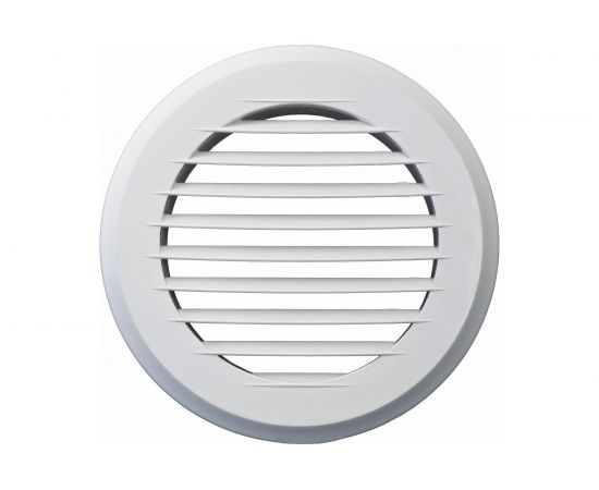 Решетка пластмассовая круглая без фланца (195х195х10 мм) Эвент ПКР 195 