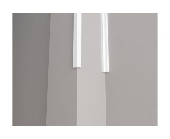 Стеновой уголок Decor-Dizayn ударопрочный влагостойкий под покраску 20Х20Х2000 мм DD802 