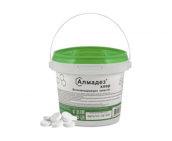 Дезинфицирующие таблетки АЛМАДЕЗ Хлор 34 г, 100 шт АЛ-ХТ411 