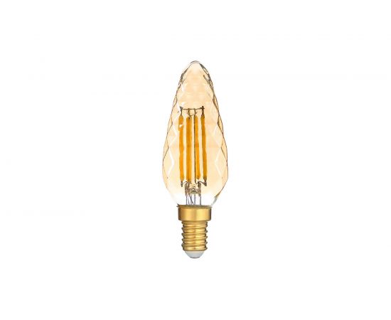 Светодиодная лампочка HIPER DECO FILAMENT CONE 4W 480Lm E14 35х105 6500K GOLD HL-2214 