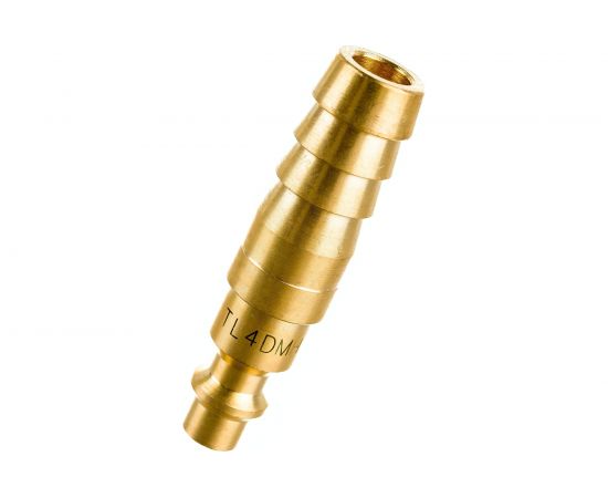 Быстроразъемное соединение D ISO 6150 B (рапид ""папа"" - елочка 1/2""; латунь) TITAN LOCK TL4DMH-B 