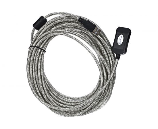 Кабель-адаптер AOpen/Qust USB2.0-repeater, удлинительный активный Am-Af 10м ACU823-10M – изображение 2