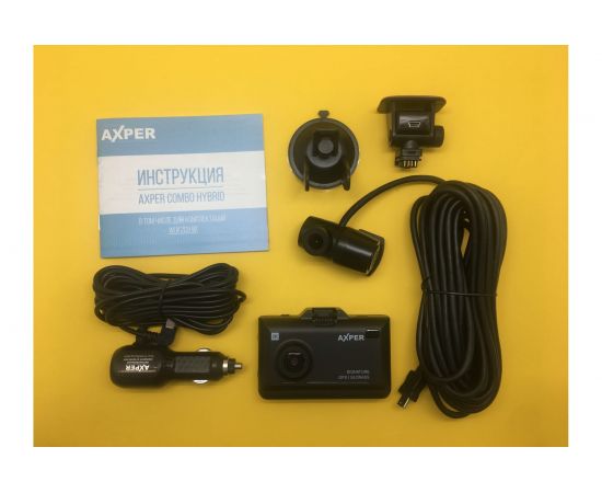 Видерегистратор, радар-детектор и GPS информер AXPER COMBO HYBRID 2CH Wi AXCH2W – изображение 12
