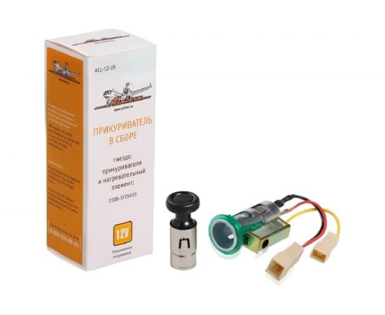 Прикуриватель для ВАЗ 2108-099,ОКА, 2141, Газель, Таврия в сборе Airline ACL-12-05 – изображение 2