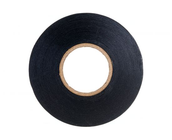Тканевая изолента G-POWER гладкая, 19мм х 25м, цвет: черный ITG – изображение 2