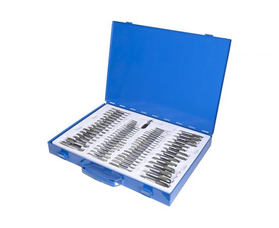 AV Steel Набор метчиков и плашек 110 предметов в метал. кейсе, шт AV-921173 – изображение 2