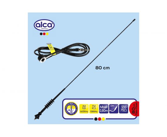 Универсальная фибергласовая антенна Alca 80 см 530000 – изображение 2