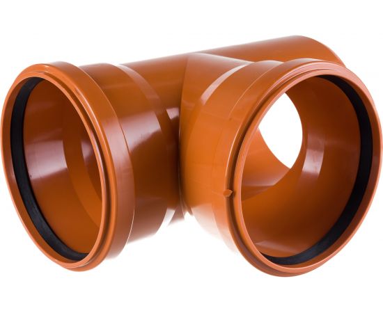 Тройник наружной канализации ХЕМКОР 160х160 мм, 87 градусов 2491093 – изображение 2