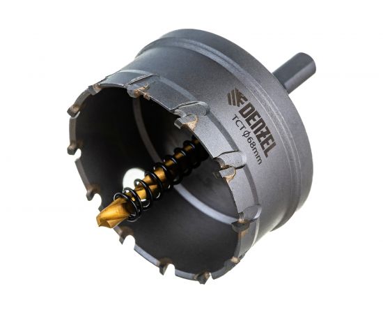 Коронка твердосплавная по металлу 68 мм DENZEL 724019 – изображение 2