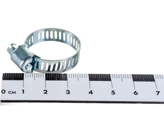 Хомуты FIT DIY оцинкованная сталь набор 5 шт 18 - 25 мм 64245 – изображение 3