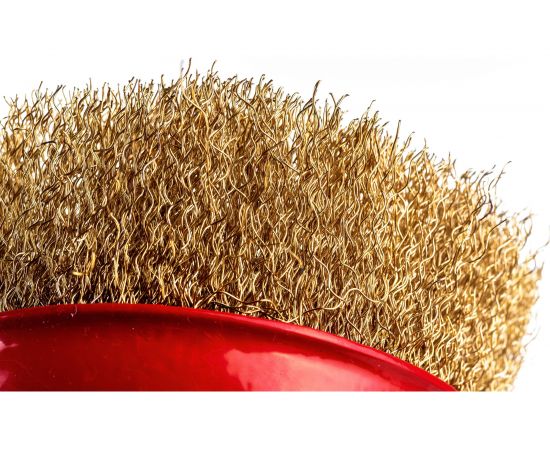 Щетка металлическая чашка (125 мм; М14) для УШМ ON 20-03-125 – изображение 3