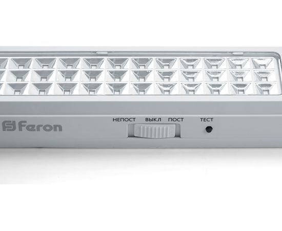 Аварийный светильник FERON 60 LED AC/DC, белый, EM112 41534 – изображение 3