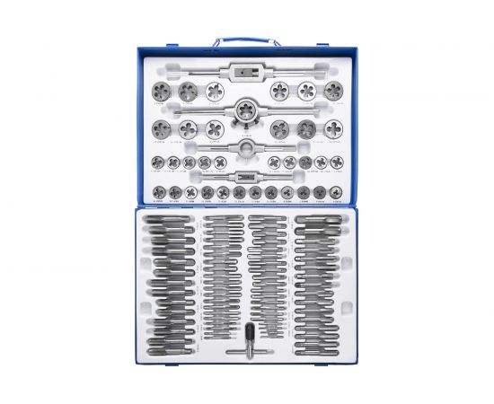 AV Steel Набор метчиков и плашек 110 предметов в метал. кейсе, шт AV-921173 – изображение 3
