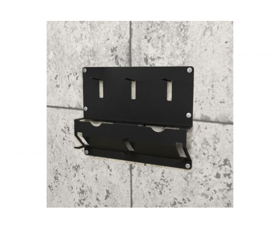 Настенный держатель для угловых шлифмашинок и отрезных дисков EMBODIMENT черный EMB-USM-DB-B – изображение 3