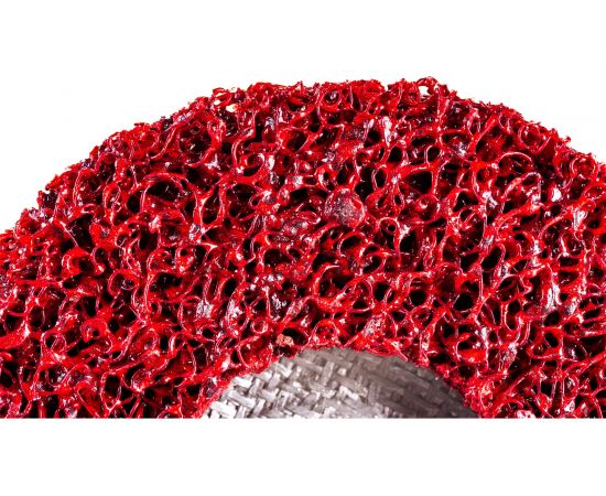 Диск зачистной Clean Strip Red 127х22 мм с фибровой оправкой BlackFox 12580 – изображение 4