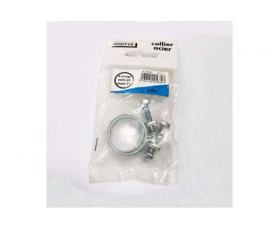 Двойной хомут Boutte стальная нить, 22-25 мм, 2 шт. 0256327 – изображение 4