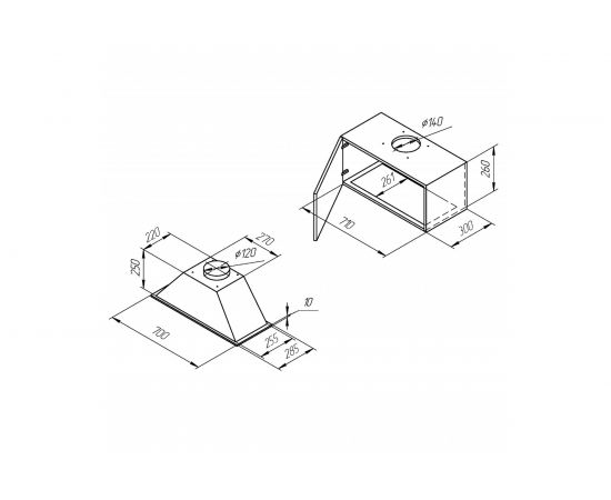 Вытяжка Kuppersberg INLINEA 70 LX 6049 – изображение 4