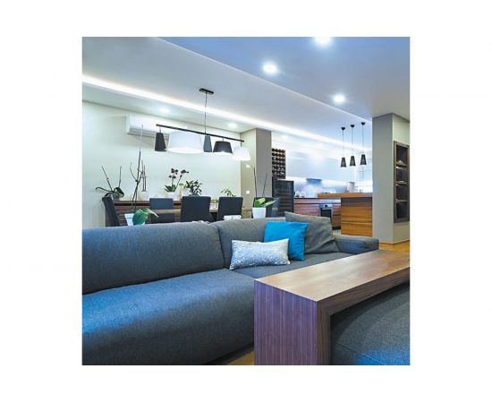 Светодиодная лента Apeyron 24В, 10Вт/м, COB, 528д/м, IP20, 900Лм/м, подложка 8мм, 5м, дневной белый 00-375 – изображение 4