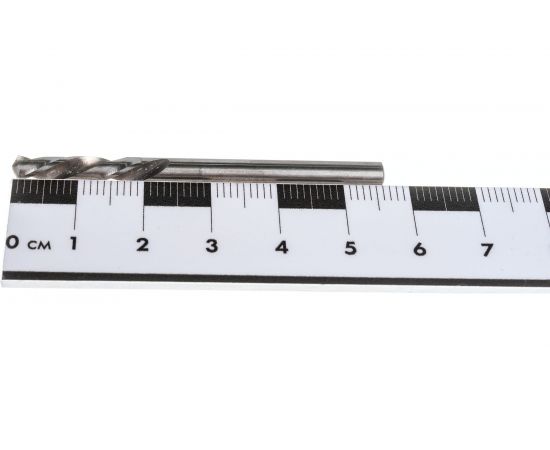 Сверло по металлу короткое левое с вышлифованным профилем (4.0x22x55 мм; ц/х; Р6АМ5) CNIC 59335 – изображение 4