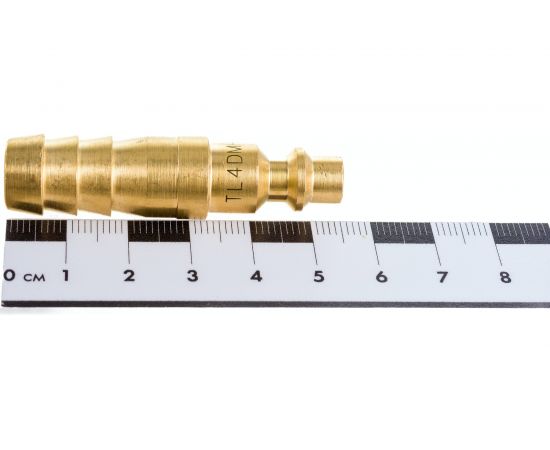 Быстроразъемное соединение D ISO 6150 B (рапид ""папа"" - елочка 1/2""; латунь) TITAN LOCK TL4DMH-B – изображение 4