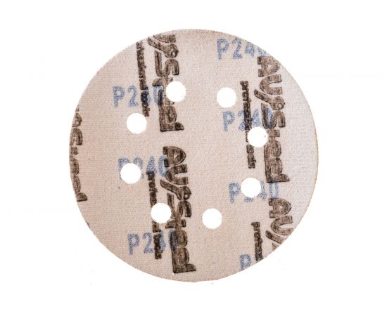 Круг шлифовальный самоклеющийся (5 шт; 125 мм; P240; 8 отверстий) AV Steel AV-821624 – изображение 4