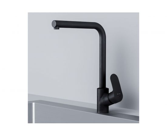 Смеситель для кухни AM.PM Like L-образный излив, черный F8005022 – изображение 7