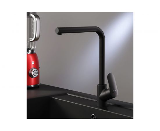 Смеситель для кухни AM.PM Like L-образный излив, черный F8005022 – изображение 10