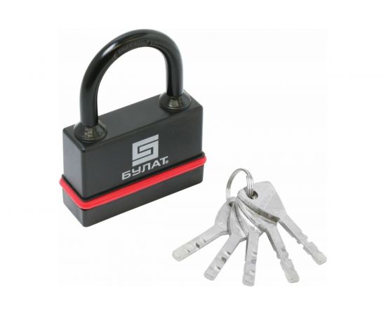 Навесной всепогодный замок БУЛАТ ВС 3-Н75 ПЛ 5 кл., d=10 мм 13655 