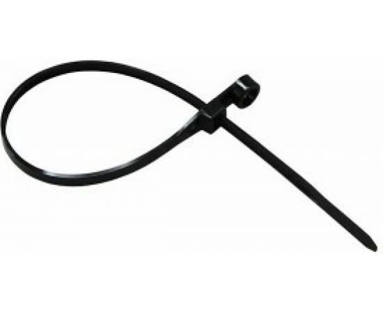 Нейлоновая хомут-стяжка под винт duwi 150x3,6 мм, черная, упаковка 10 шт. 30297 1 