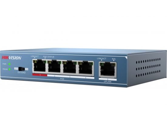Коммутатор Hikvision Ethernet, PoE DS-3E0105P-E B УТ-00017186 