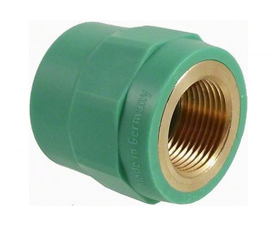 Комбинированная муфта Banninger полипропиленовая, зеленая, 16x1/2 ВР 5R11054311 