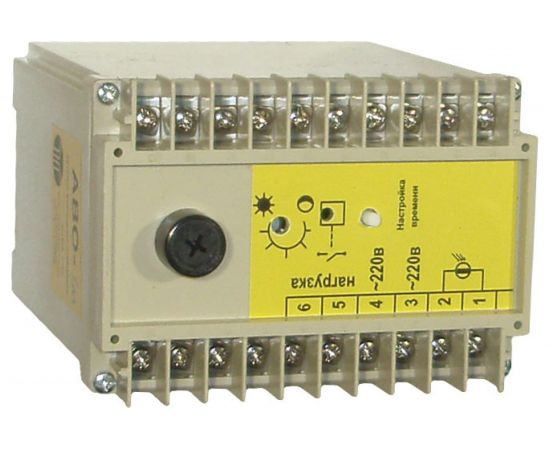 Автомат включения освещения Техносфера АВО-1, 220В, 10А 1603001060081 