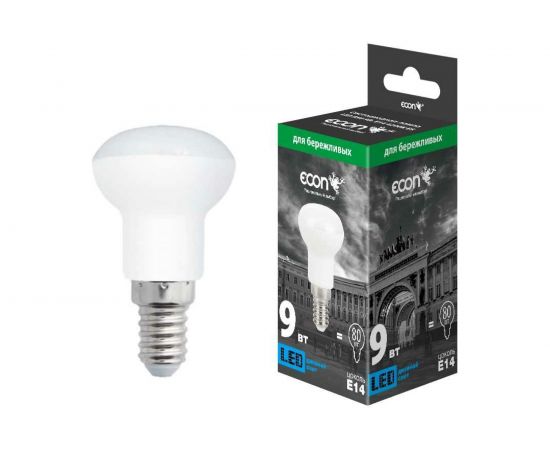Светодиодная лампа ECON LED R50 9Вт E14 4200K ES 759010 