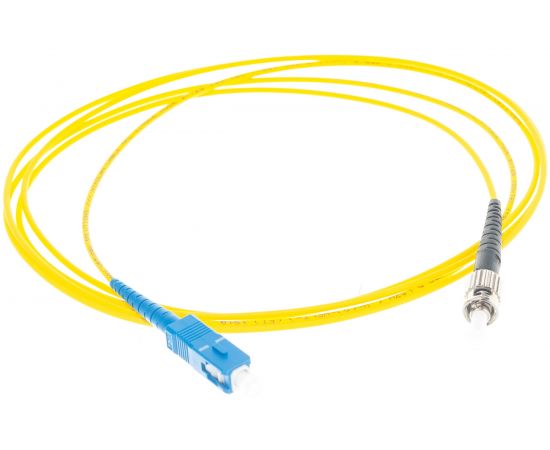 Переходной волоконно-оптический шнур NIKOMAX желтый, 2м NMF-PC1S2C2-SCU-STU-002 