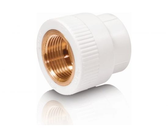 Комбинированная муфта Blue Ocean полипропиленовая, ВР - 20x1/2 PPRF/IA(W)-20х1/2"" 