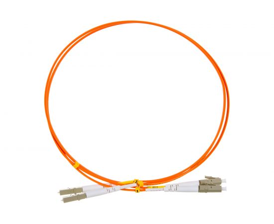 Патч-корд Hyperline FC-D2-50-LC/PR-LC/PR-H-1M-LSZH-OR волоконно-оптический (шнур) MM 50/125 27863 
