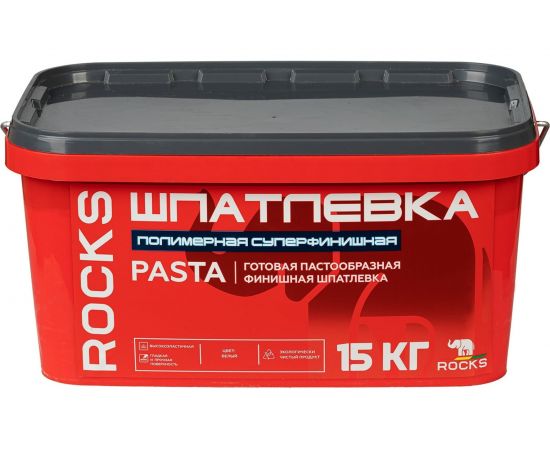 Шпатлевка полимерная суперфинишная ROCKS PASTA 15 кг 004 