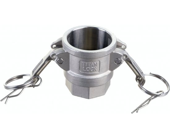 Камлок тип D (розетка; внутренняя резьба BSP; 25 мм-1""; нержавеющая сталь) TITAN LOCK TL100DSS – изображение 2