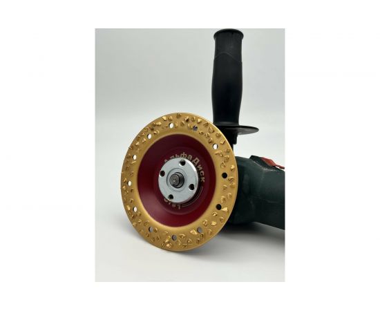 Диск обдирочно-шлифовальный по дереву и другим материалам плоский Strong № 1 HARD 125х22.2 мм Альфадиск 7000 – изображение 2