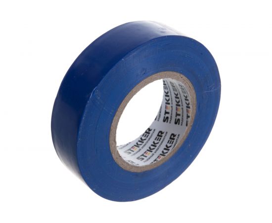 Изоляционная лента STEKKER 0,13x19 мм, 20 м, синяя INTP01319-20 32840 – изображение 2